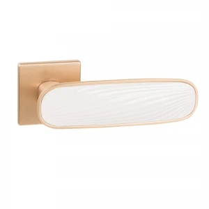 Ручка раздельная K.EST.Q52.SHADE SSG/WH-39 сатинированное золото/белый