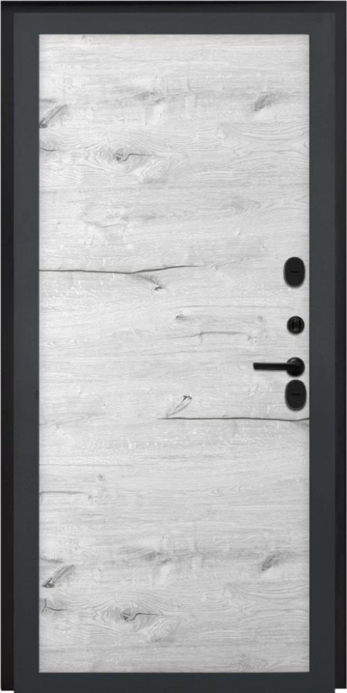 Входная дверь ДвериПРО L-45 Без фрезеровки Дуб арктик горизонт DPRO196708 внутренняя сторона