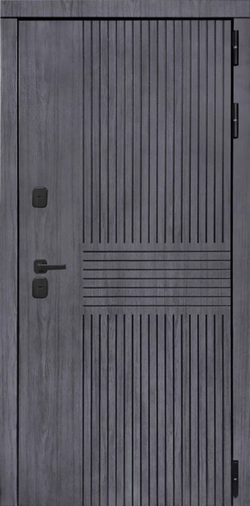 Входная дверь ДвериПРО Берген ФЛЗ-618 Белый матовый DPRO226221 внешняя сторона