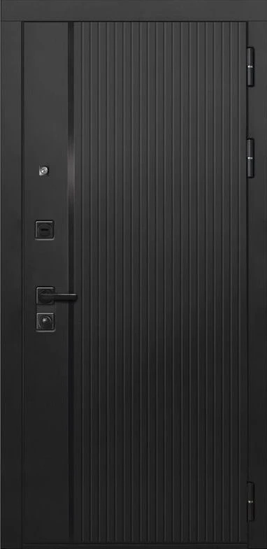 Входная дверь ДвериПРО Л-45 ФЛ-700 (10мм, Ясень белый) DPRO225940 внешняя сторона