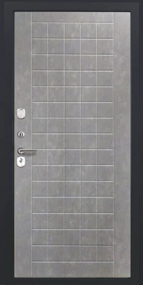 Входная дверь ДвериПРО Термо медный антик ФЛ-256 (10мм, Бетон пепельный) DPRO225848 внутренняя сторона