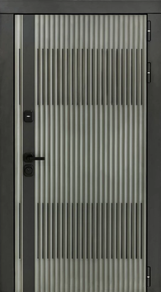 Входная дверь ДвериПРО Elfy ФЛЗ-649 капучино (зеркало) DPRO196799 внешняя сторона