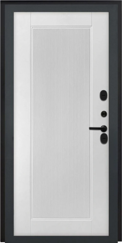 Входная дверь ДвериПРО Модель Л-49 ПВХ 10мм Астрод веллуто бьянко DPRO228232 внутренняя сторона