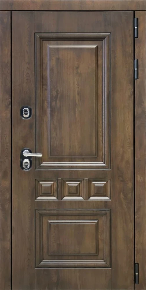 Входная дверь ДвериПРО Аура Алиса (16мм, ПВХ софт грей, зеркало) DPRO197895 внешняя сторона