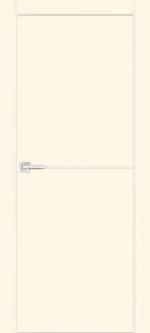 Межкомнатная дверь P-19 AL молдинг магнолия