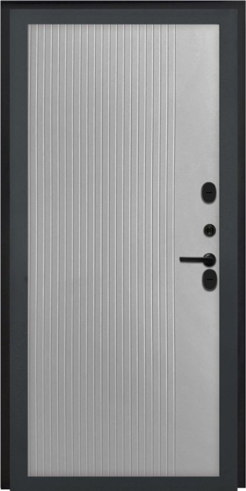 Входная дверь ДвериПРО Модель L-49 ФЛ-790 Velutto Grigio DPRO196826 внутренняя сторона