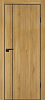 Межкомнатная дверь P-21  черный молдинг PET,  кромка ABS черная c 4-х ст. Дуб золотистый