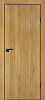 Межкомнатная дверь P-1 кромка ABS черная c 4-х ст. Дуб золотистый